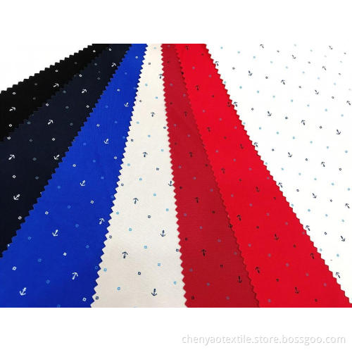 Cotton Stretch Plain Pigment Printed Fabric